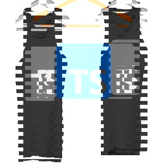 Typescript プログラミングロゴ Tsロゴ プログラマーへのギフトに タンクトップ - Kawaiitshirt