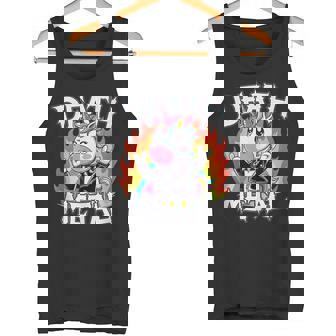 Unicornio Arcoíris Divertido Ropa De Arcoíris De Metal De La Muerte In Mangas Camiseta sin mangas - Regaloses