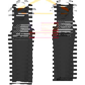 Uss エドウィン A ハワード De-346 船舶図 アメリカ国旗 タンクトップ - Kawaiitshirt