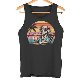 Vacaciones Labrador Retriever Cóctel Labrador In Mangas Camiseta sin mangas - Regaloses