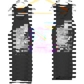 Vaporwave 美的pc トリッピーアート 90年代コンピューター タンクトップ - Kawaiitshirt