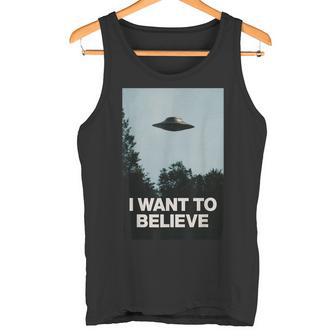 Vêtements Alien Ufo I Want To Believe Débardeur e - Cadeauxyz