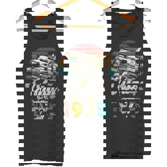 Vintage 1975 Cumpleaños 50 Años Cassette Lápiz Camiseta sin mangas - Regaloses
