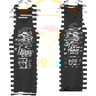 Vintage 1980 Cumpleaños 45 Años Cassette Lápiz Camiseta sin mangas - Regaloses