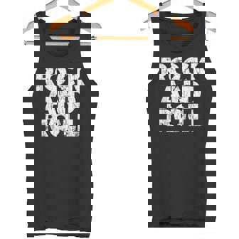 Vintage Grunge Old Rock & Roll Music Rock And Roll タンクトップ - Kawaiitshirt