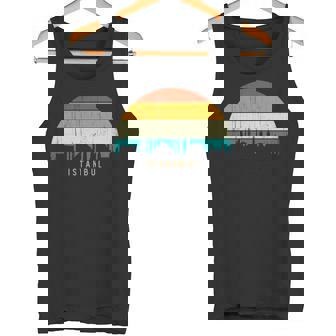 Vintage Retrotyle City Turkeykyline Cityscape Istanbul 長袖tシャツ タンクトップ - Kawaiitshirt