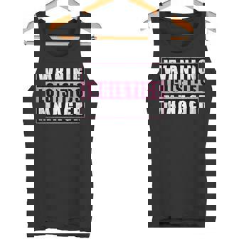 Warning Logistics Manager タンクトップ - Kawaiitshirt