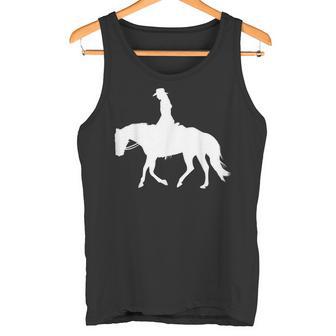 Westernreiten Westernreiterin Reiten Pferd Reiterinport Tank Top - Geschenkecke