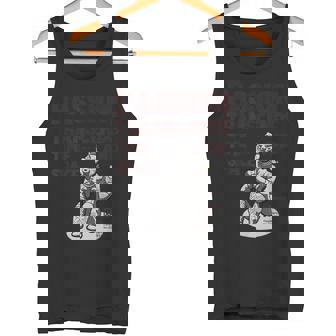 「情熱は時空を超える」 合掌土偶 祈る土偶 縄文 土偶 青森県八戸市 国宝 考古学 はにわ シュール タンクトップ - Kawaiitshirt