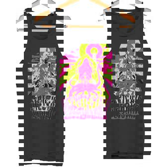 【アオリイカ】 海釣り イカ釣り ユニークイラスト アウトドア 【Sepioteuthis Lessoniana】 タンクトップ - Kawaiitshirt