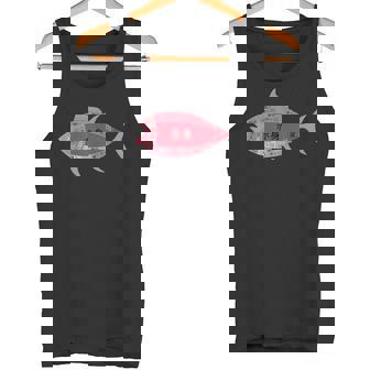 【マグロ部位】肉の部位 鮪 魚 寿司 釣り 水産 漁師 鮨 まぐろ 定食 部位 おもしろ 面白い ネタ ウケ狙い タンクトップ - Kawaiitshirt