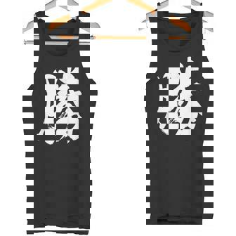 【勝】一文字漢字 書道 習字 書道 和柄 和風 かっこいい お土産 海外 おもしろい おもしろ文字 タンクトップ - Kawaiitshirt