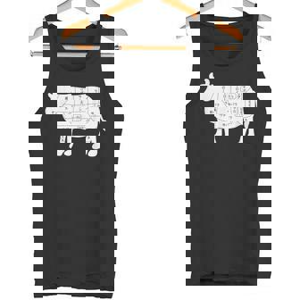 【牛肉部位】肉の部位 牛 うし 和牛 焼肉 牛丼 定食 部位 しゃぶしゃぶ すき焼き おもしろ 面白い ネタ ウケ狙い タンクトップ - Kawaiitshirt