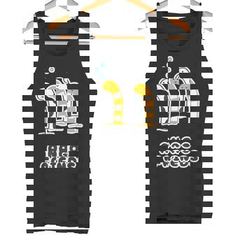 あなごフレンズ《チンアナゴ & ニシキアナゴ》【どうぶつフレンズ】水族館 ゆるくて かわいい 面白 動物 イラスト タンクトップ - Kawaiitshirt