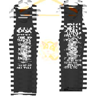 あなたの犬をブラッシングして、私はそれらを剃る必要はありません タンクトップ - Kawaiitshirt