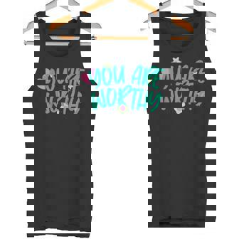 あなたはふさわしい タンクトップ - Kawaiitshirt