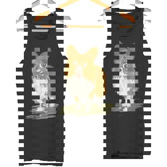 いぬ シェルティ 子犬 ペット かわいい 動物 イラスト タンクトップ - Kawaiitshirt