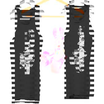 うさぎ星人ピンクちゃん タンクトップ - Kawaiitshirt