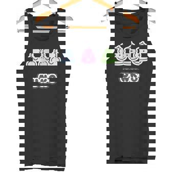 うんこ くん《3 スリー》【Unko】うんち ポップ ゆるくて かわいい キャラクター イラスト タンクトップ - Kawaiitshirt