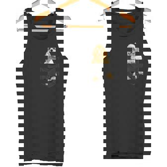 おかしなアメリカンコッカースパニエル犬ポケット犬愛好家 タンクトップ - Kawaiitshirt