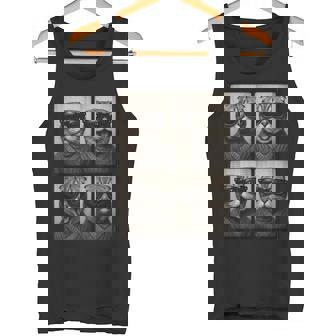 おしゃれメガネのスコティッシュフォールド タンクトップ - Kawaiitshirt