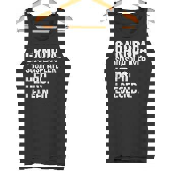 おじいちゃんスカッシュプレイヤーヒーローレジェンド-おじいちゃんスカッシュ タンクトップ - Kawaiitshirt