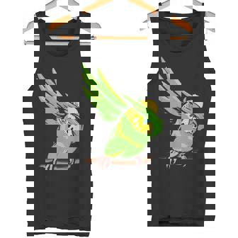 おもしろインコ セキセイインコ ペット オウム 動物 愛 タンクトップ - Kawaiitshirt