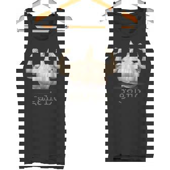 おもしろニンニクデザイン タンクトップ - Kawaiitshirt
