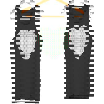 かわいい レトロ チェック柄 ギンガム柄 ミニマリスト タンクトップ - Kawaiitshirt