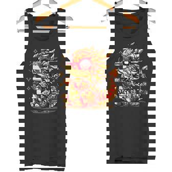 かわいい かわいい 赤 金 龍 中国 旧正月 縁起物 タンクトップ - Kawaiitshirt