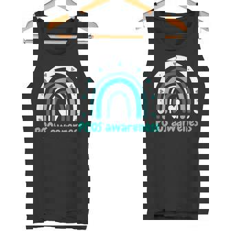 かわいいpcos啓発ボヘミアンレインボーpcosサポート。 タンクトップ - Kawaiitshirt