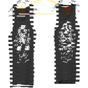 かわいいのぞくイングリッシュ コッカー スパニエル犬のグラフィック デザイン タンクトップ - Kawaiitshirt