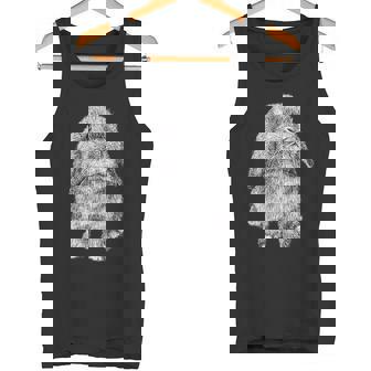 かわいいウサギの耳 座っているロップスケッチ タンクトップ - Kawaiitshirt