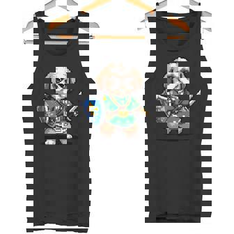 かわいいシーズー犬 レトロビデオゲームキャラクター タンクトップ - Kawaiitshirt