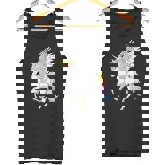 かわいいペガコーン フライングホース レインボー ユニコーン ペガサス タンクトップ - Kawaiitshirt