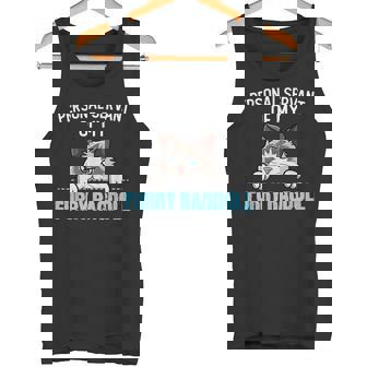 かわいいラグドール猫のデザイン-私のラグドールが大好き タンクトップ - Kawaiitshirt