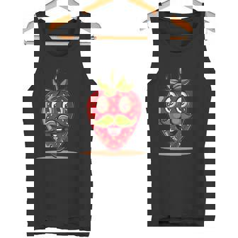 かわいい口ひげストロベリーコスチューム タンクトップ - Kawaiitshirt