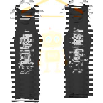 かわいい小さなロボット、ビンテージキッズロボット タンクトップ - Kawaiitshirt