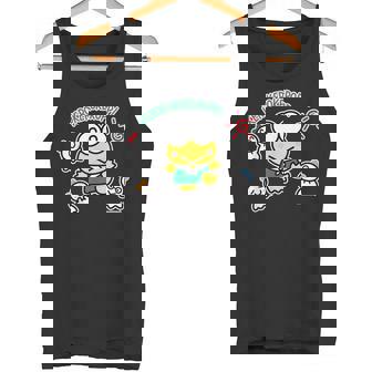 けろけろけろっぴ てるてるぼうず ダークカラー タンクトップ - Kawaiitshirt