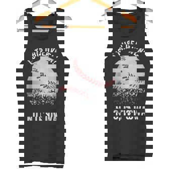 ここは天国か？アイオワ・ビンテージ・ベースボール・コーン・フィールズ タンクトップ - Kawaiitshirt