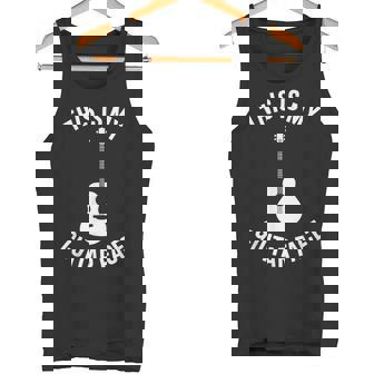 これは私のギターフェイスです ミュージシャン ギタリスト アコースティックギター タンクトップ - Kawaiitshirt
