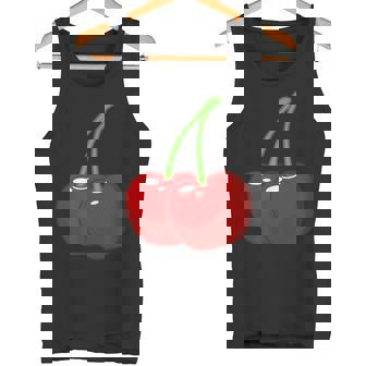 さくらんぼ2本 タンクトップ - Kawaiitshirt