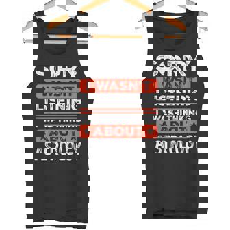 すみません、おもしろ占星術を聞いていませんでした タンクトップ - Kawaiitshirt