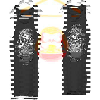 だるま人形 日本 ラーメン 和麺 タンクトップ - Kawaiitshirt