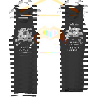 なるほど、愛してる、受け入れるよ、Lgbtqの味方プライド タンクトップ - Kawaiitshirt