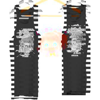 ひなビタスタンプ めう01「むっきゅーん」 タンクトップ - Kawaiitshirt