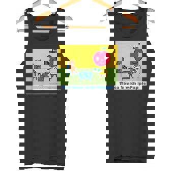 ぷっぷるとお茶会しよう！ タンクトップ - Kawaiitshirt