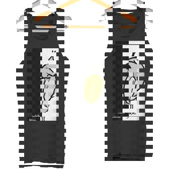 みんな大好きハシビロコウ 動かない鳥 ハシビ郎クラブt 動物園 鳥 おもしろ かわいい 両面プリント タンクトップ - Kawaiitshirt