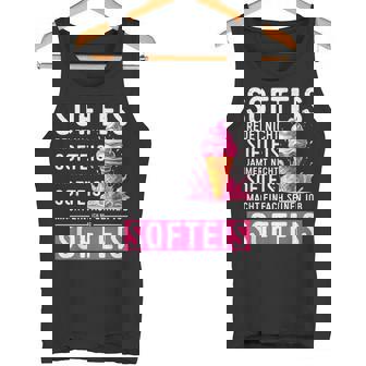 アイスクリームセラーコスチュームソフトアイスクリームはアイスクリームを言わないで話す タンクトップ - Kawaiitshirt