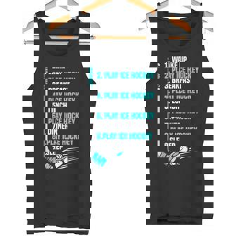 アイスホッケーデー 面白い アイスホッケー タンクトップ - Kawaiitshirt